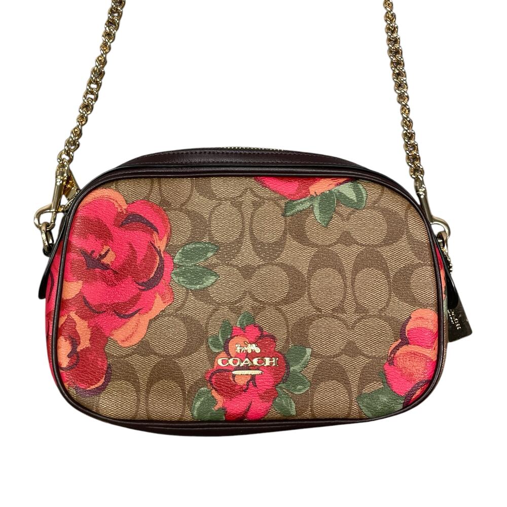 Vintage Designer Coach Isla Signature Floral Bag